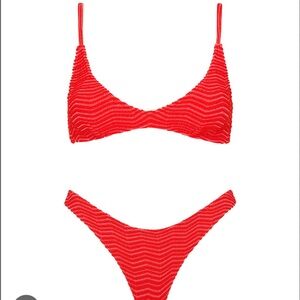 TRIANGL red bikini set BAG INCLUDED